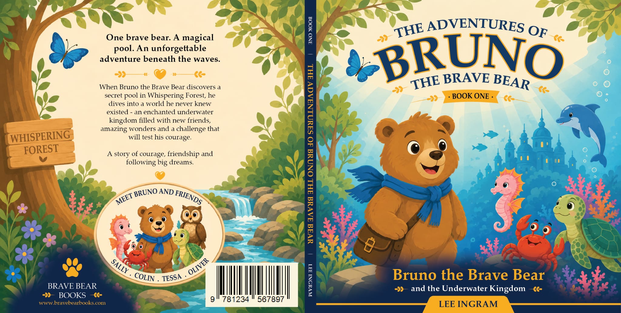 Bruno the Brave Bear and the Underwater Kingdom book cover